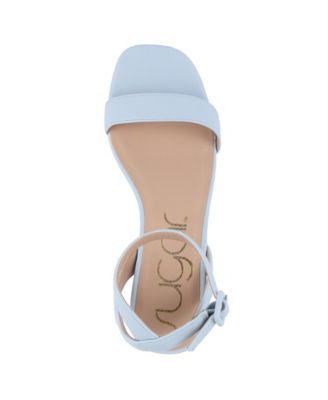 Women's Umpire Ankle Strap Block Heel Sandals