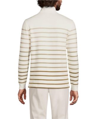 Лэндс-Энд Lands End Мужской повседневный свитер Bedford Rib на молнии с четвертью 15990₽