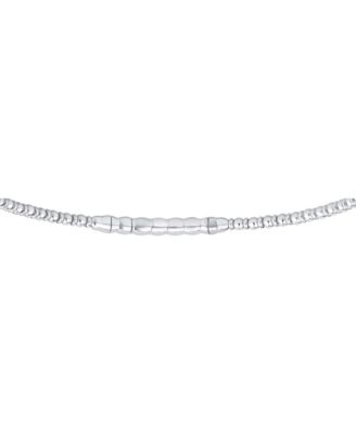 Diamond Half Bezel Flexible Bangle Bracelet (1/2 ct. t.w.) in 10k White Gold
