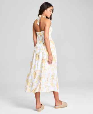 А теперь это миниатюрное платье на бретелях с цветочным принтом, эксклюзивно от Macy's