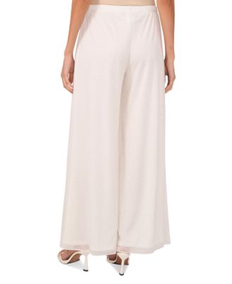 Облегающие брюки Палаццо с блестками MSK Petite с высокой посадкой 