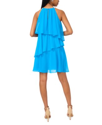 Многослойное платье MSK Petite с украшенным ремешком на бретельках