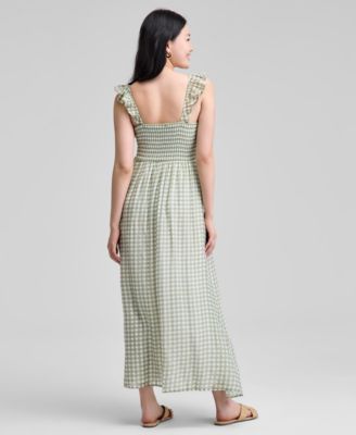 А теперь это женское макси-платье без рукавов с принтом, эксклюзивно представленное в Macy's