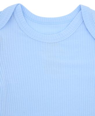 Baby Boys 2-Piece Rib Gown and Hat Set