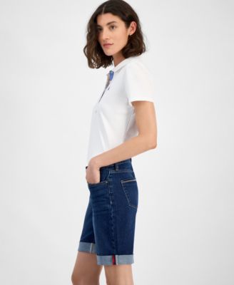 Women's 9" Cuffed Denim Shorts