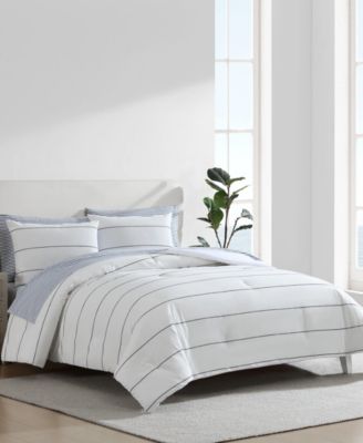 Naval Stripe 3-Pc. Comforter Set, Full/Queen