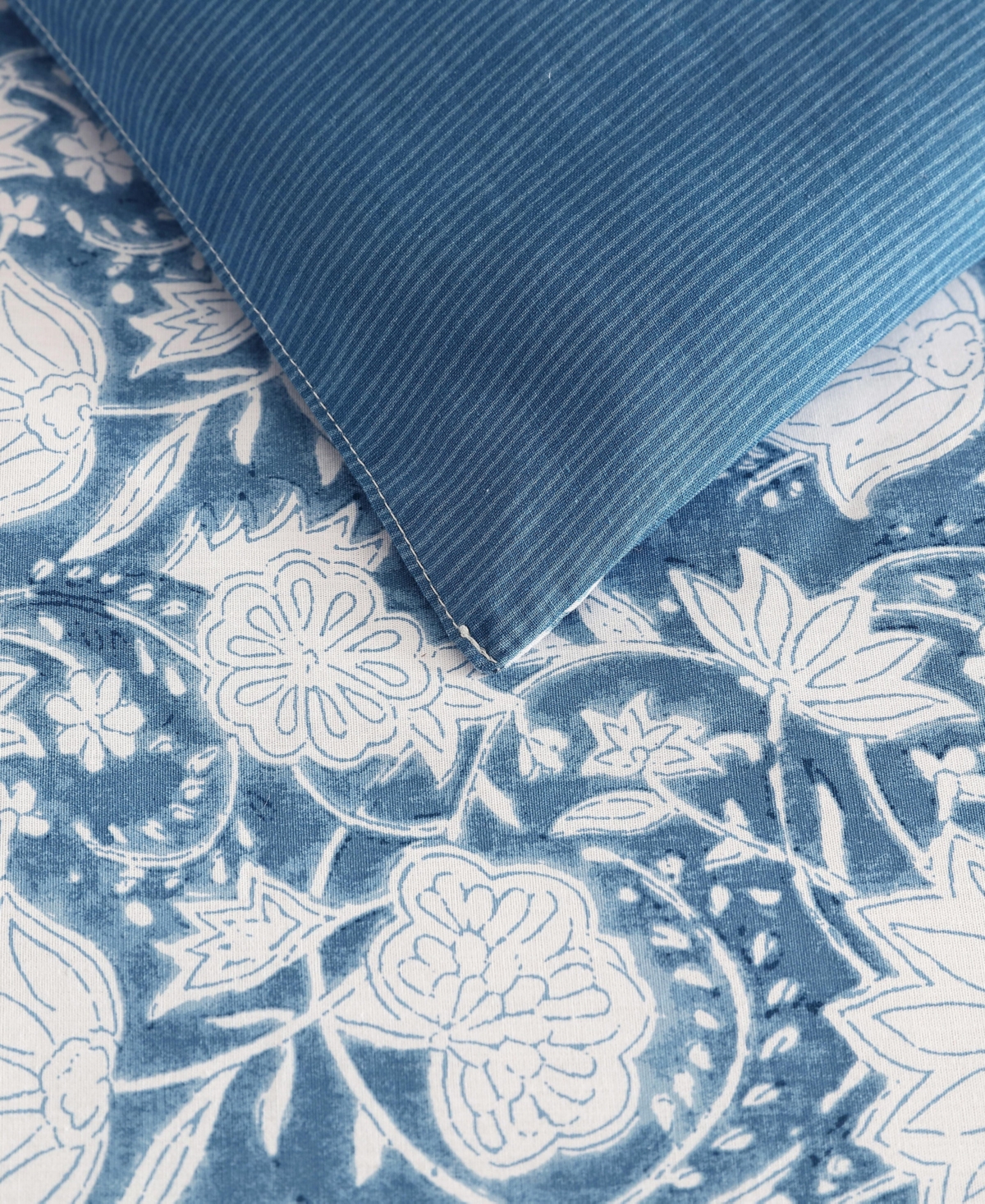 Nautica Bayport Floral Cotton Reversible 3-pc. Comforter Set, Full/queen