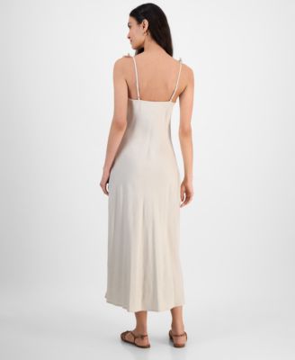 И вот теперь это женское платье-комбинация с оборками и круглым вырезом, эксклюзивно представленное в Macy's