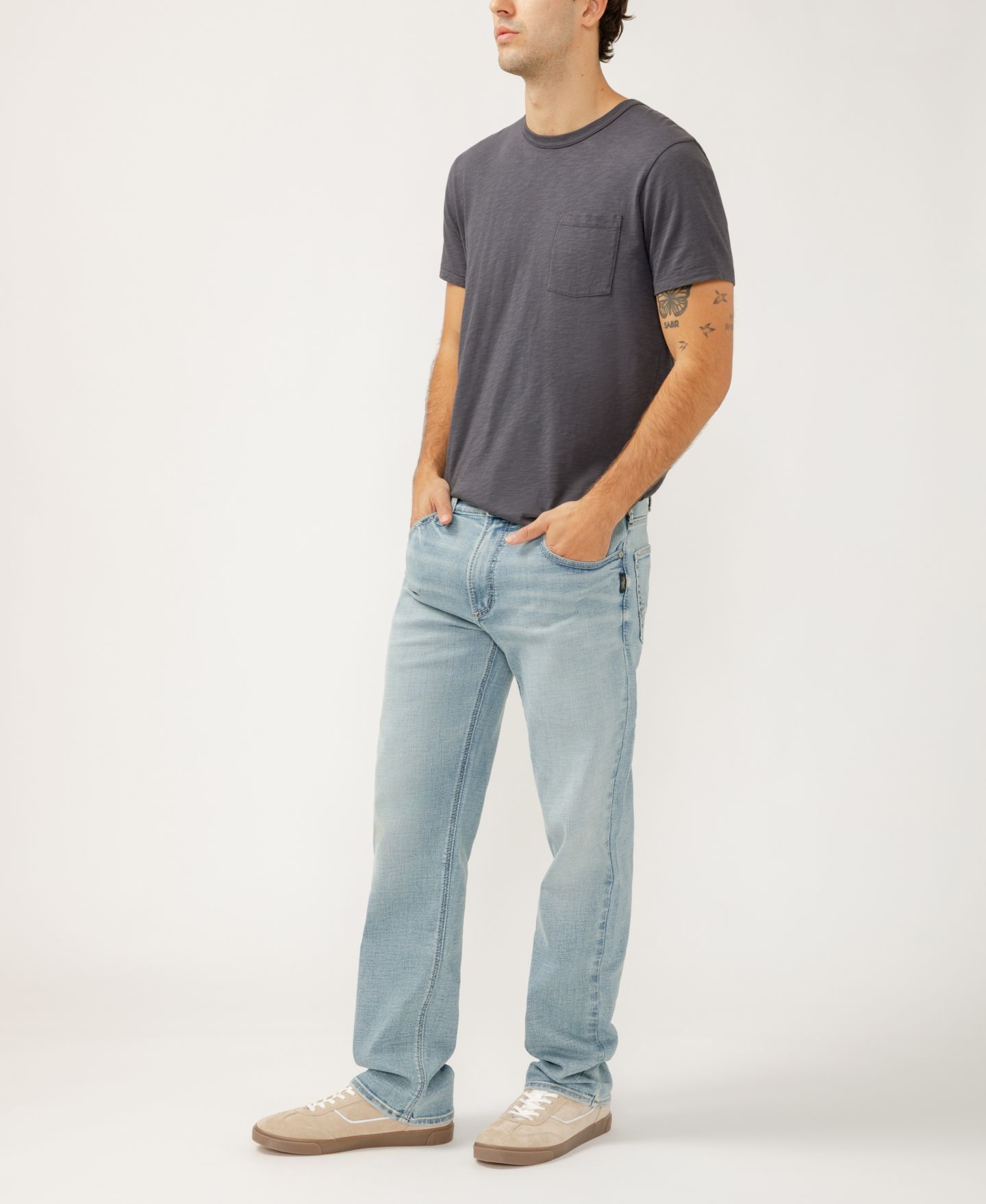 Мужские джинсы Silver Jeans Co. Grayson Classic-Fit, цвет: Индиго — фото 7