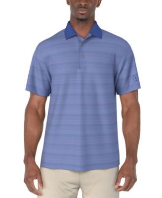 PGA TOUR - Men's Short Sleeve Birdseye Jacquard Polo Shirt