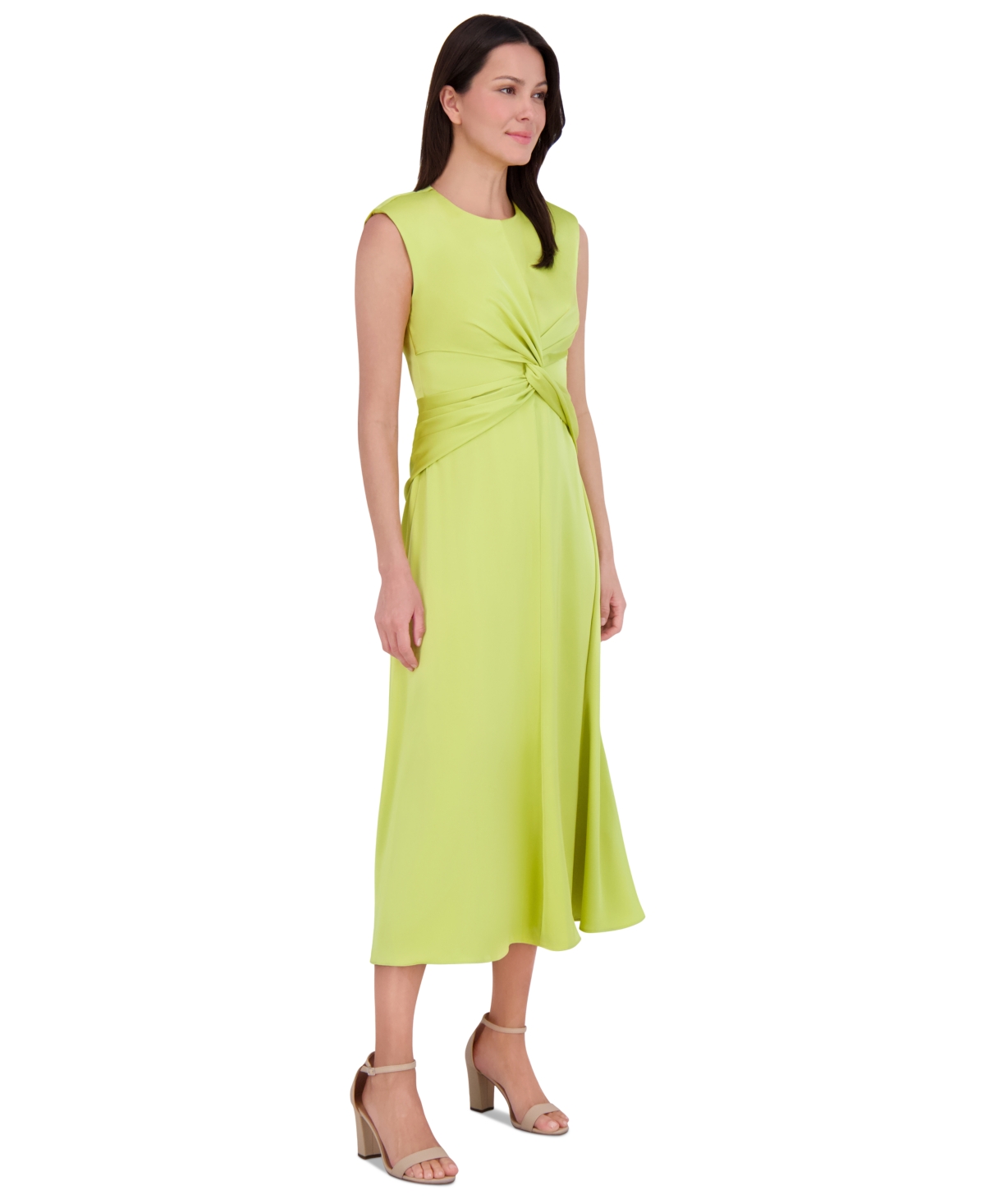 VINCE CAMUTO WOMEN'S TWIST-FRONT EXTENDED-CAP-SLEEVE DRESS 