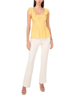 Women's The Jolene Ruffle-Square-Neck Top