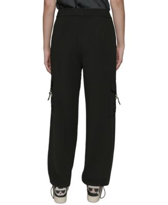 Женские брюки-карго с регулируемой посадкой на резинке от KARL LAGERFELD PARIS