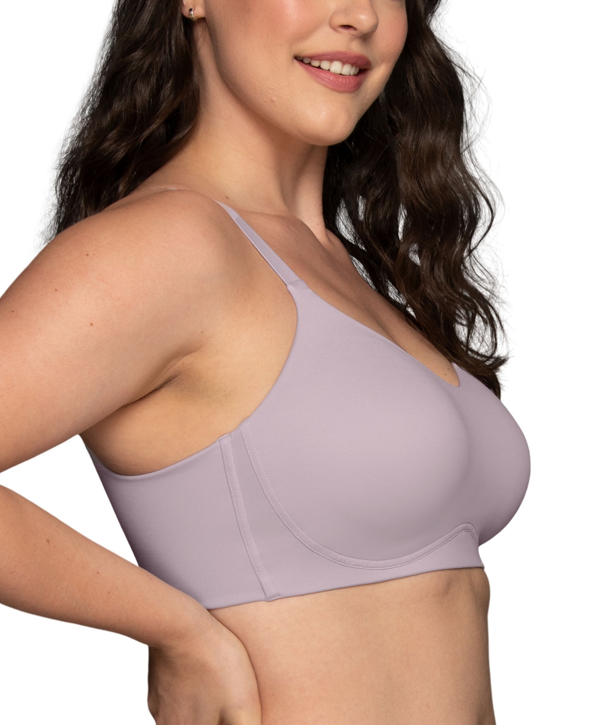 VANITY FAIR WOMEN'S BEAUTY BACK SIMPLE SIZING WIRELESS BRA 72118 
