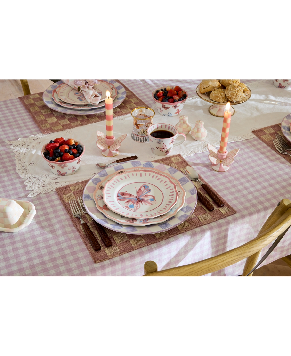 Mackenzie-childs Butterfly Hill Printed Bowl, 8-oz.