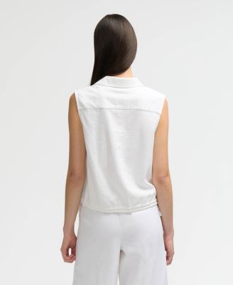 Женский топ без рукавов NVLT с завязками по бокам