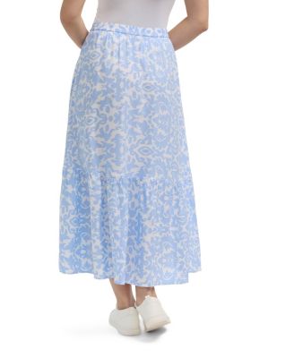 Женская многоярусная струящаяся юбка миди от Ellen Tracy