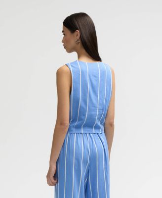 Женский базовый жилет NVLT на пуговицах спереди