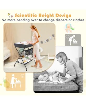 Baby Storage Folding Diaper Changing Table