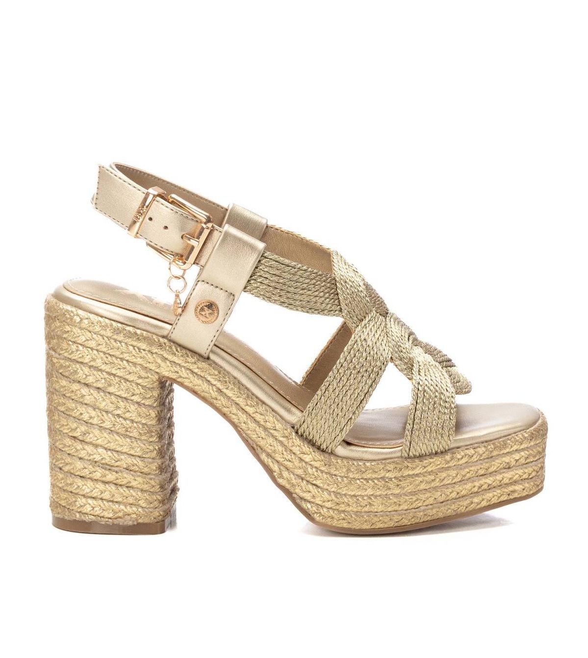 Women's High Heel Sandals - Gold