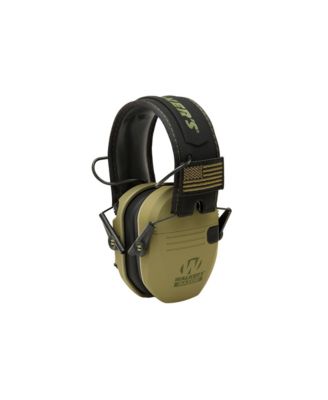 Walker's Game Ear Razor Slim Electronic Lightweight Shooting Hunting Range Hearing Protection Muffs Glasses Bundle