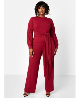 Plus Size Women's No Exceptions Cotton Wide Leg Pants