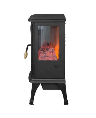 1500W Large Room 3-Sided Mobile Electric Infrared Stove Heaters (Pair)