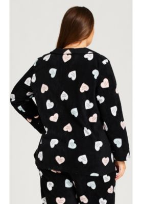 Флисовый топ на пуговицах размера Avenue Plus