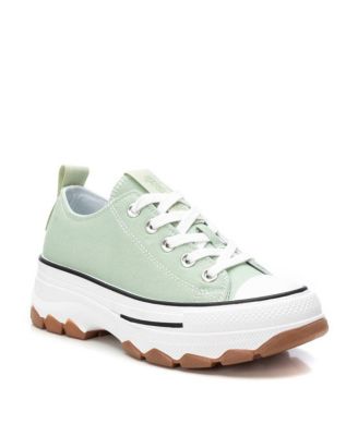 Women's Lace-Up Canvas Sneakers Refresh Collection By XTI