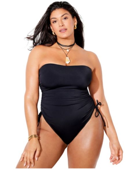 Купальник, бандо — Swimsuits for All, цвет: Чёрный