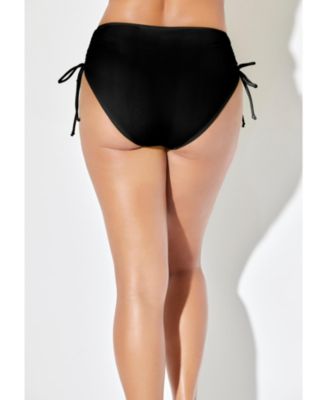 Women's Virtuoso Ruched Side Tie Bikini Bottom