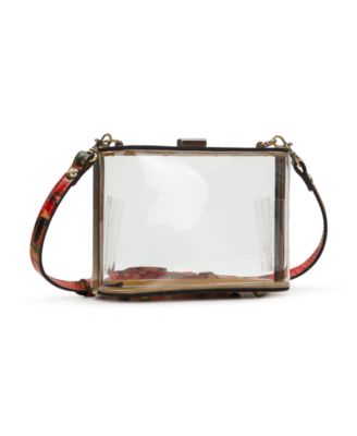 Anselma Frame Clear Mini Crossbody Bag