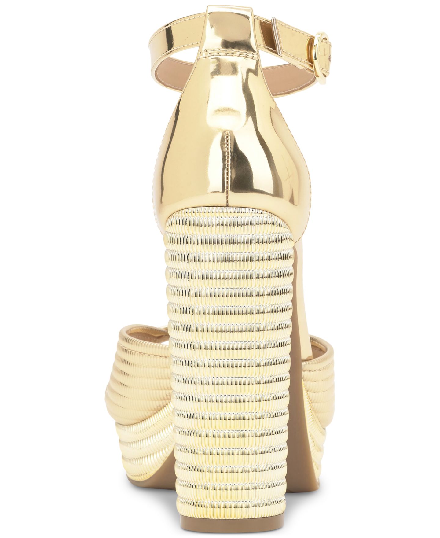 Женские сандалии I.N.C. International Concepts Namira Platform Dress Sandals, цвет: Золотой гладкий — фото 3