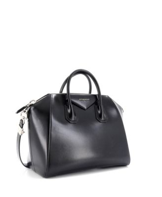 Pre-Owned Givenchy Medium Antigona Bag Glazed Leather