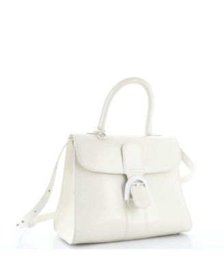 Pre-Owned Delvaux MM Brillant Top Handle Bag Leather