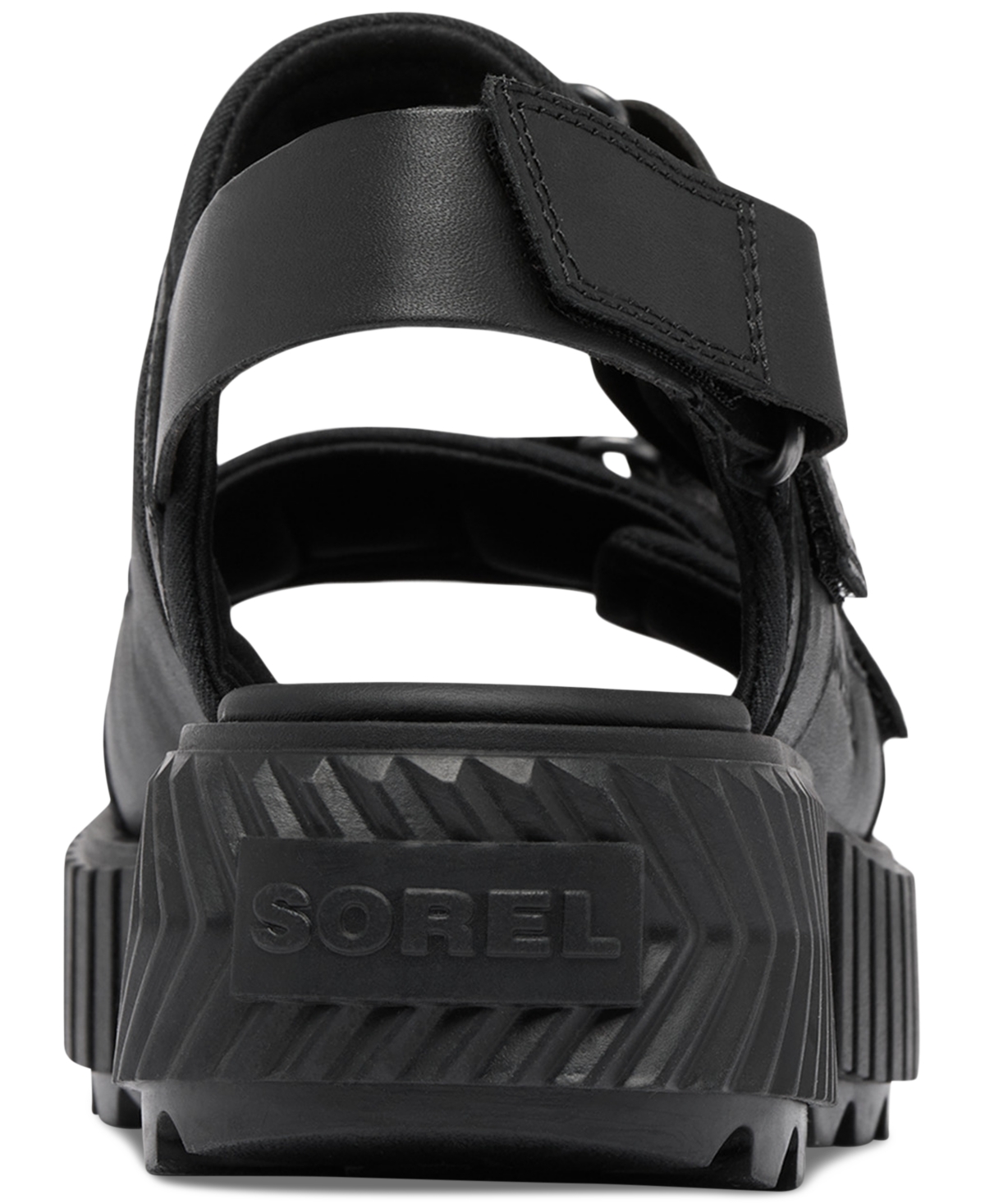 Sorel Ona Sporty Dual-grip Slingback Sandals In Black,black