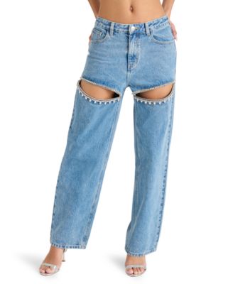 Women's Cotton Taylor Bedazzled Pants