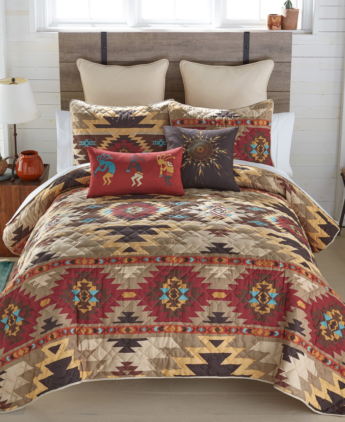 Donna Sharp Sand Dune 3-pc. Lightweight Quilt Set, Queen In Multi