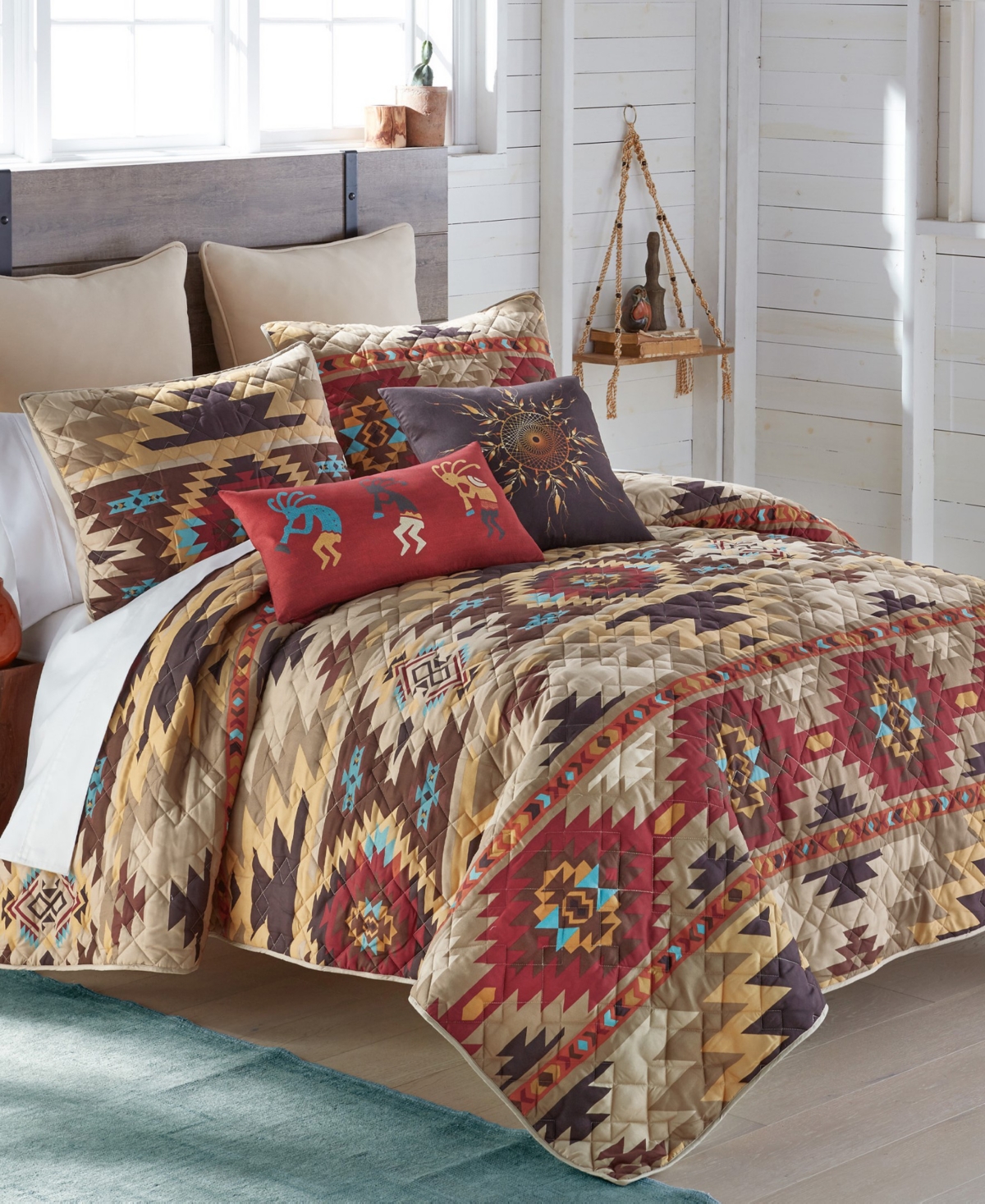 Donna Sharp Sand Dune 3-pc. Lightweight Quilt Set, Queen In Multi