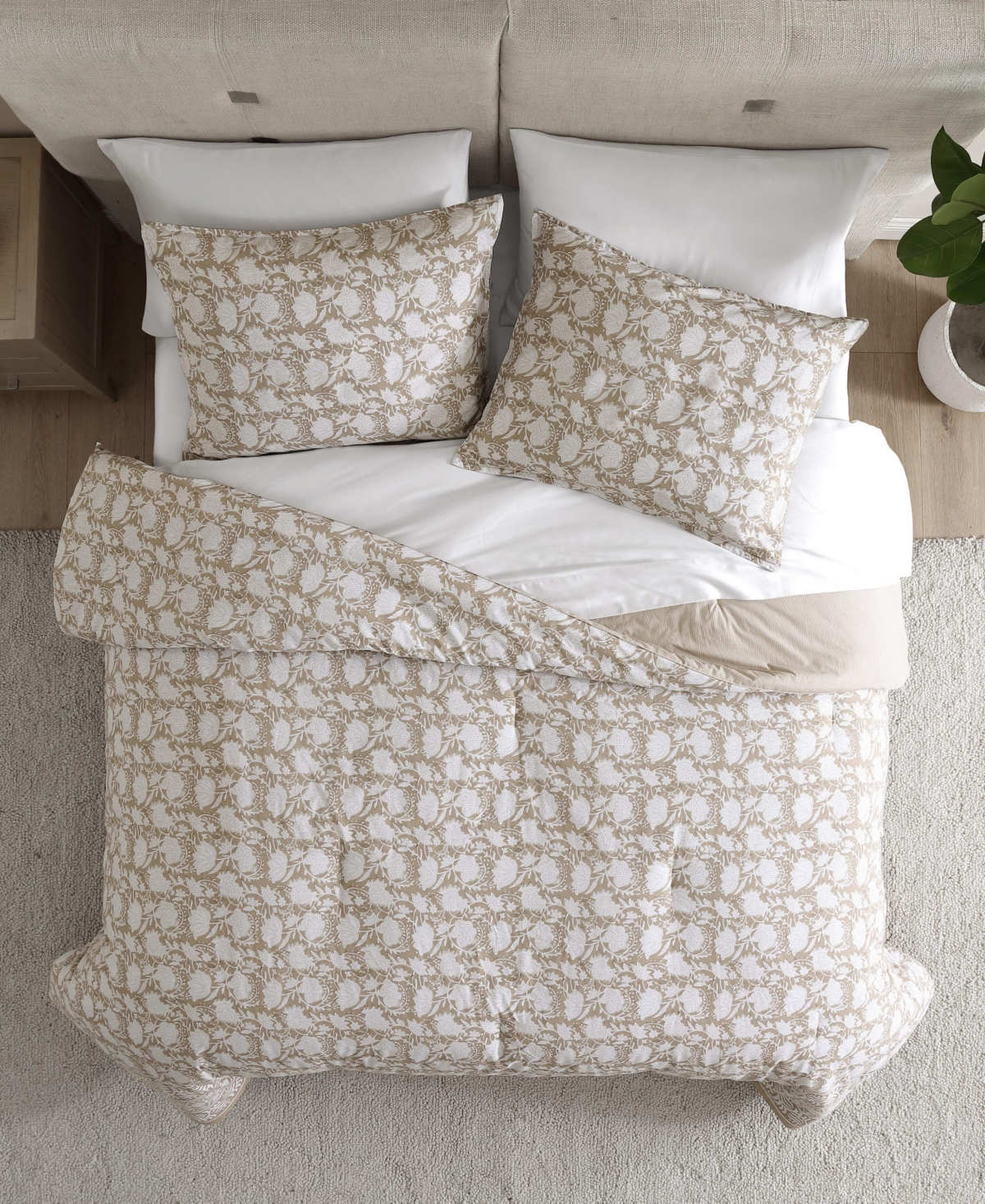 Nautica Bayport Floral 3-Pc. Comforter Set, King