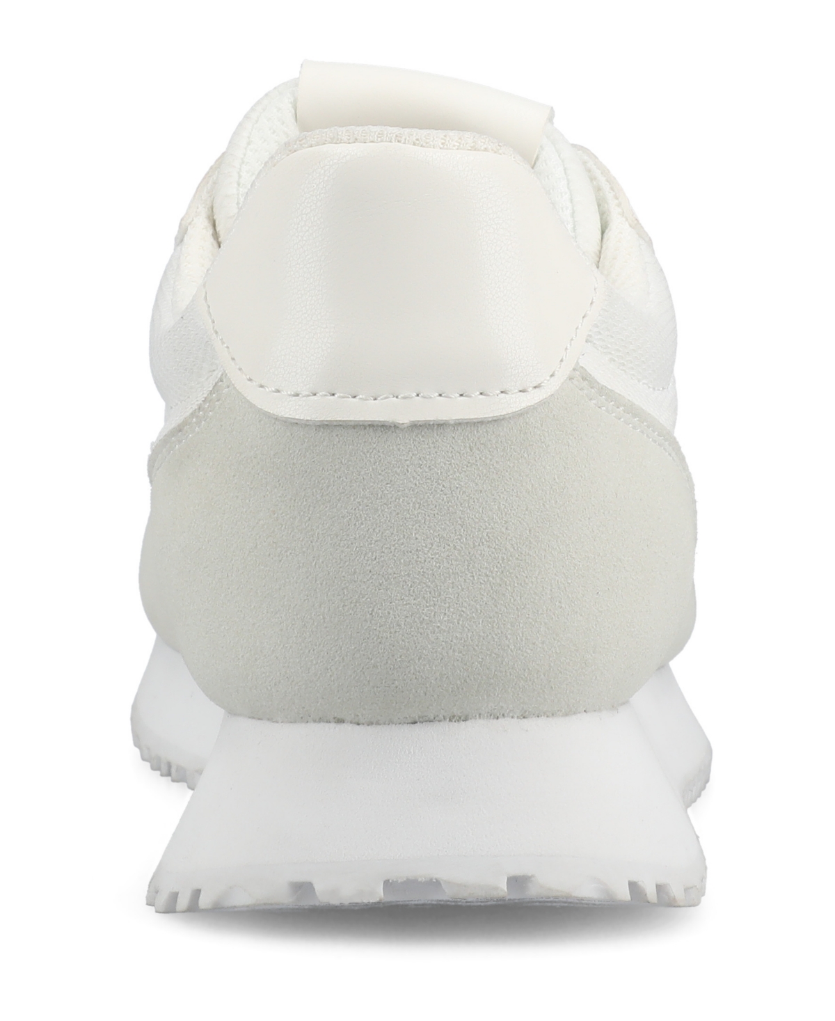 Journee Collection Women's Flow Lace Up Jogger Sneakers In White