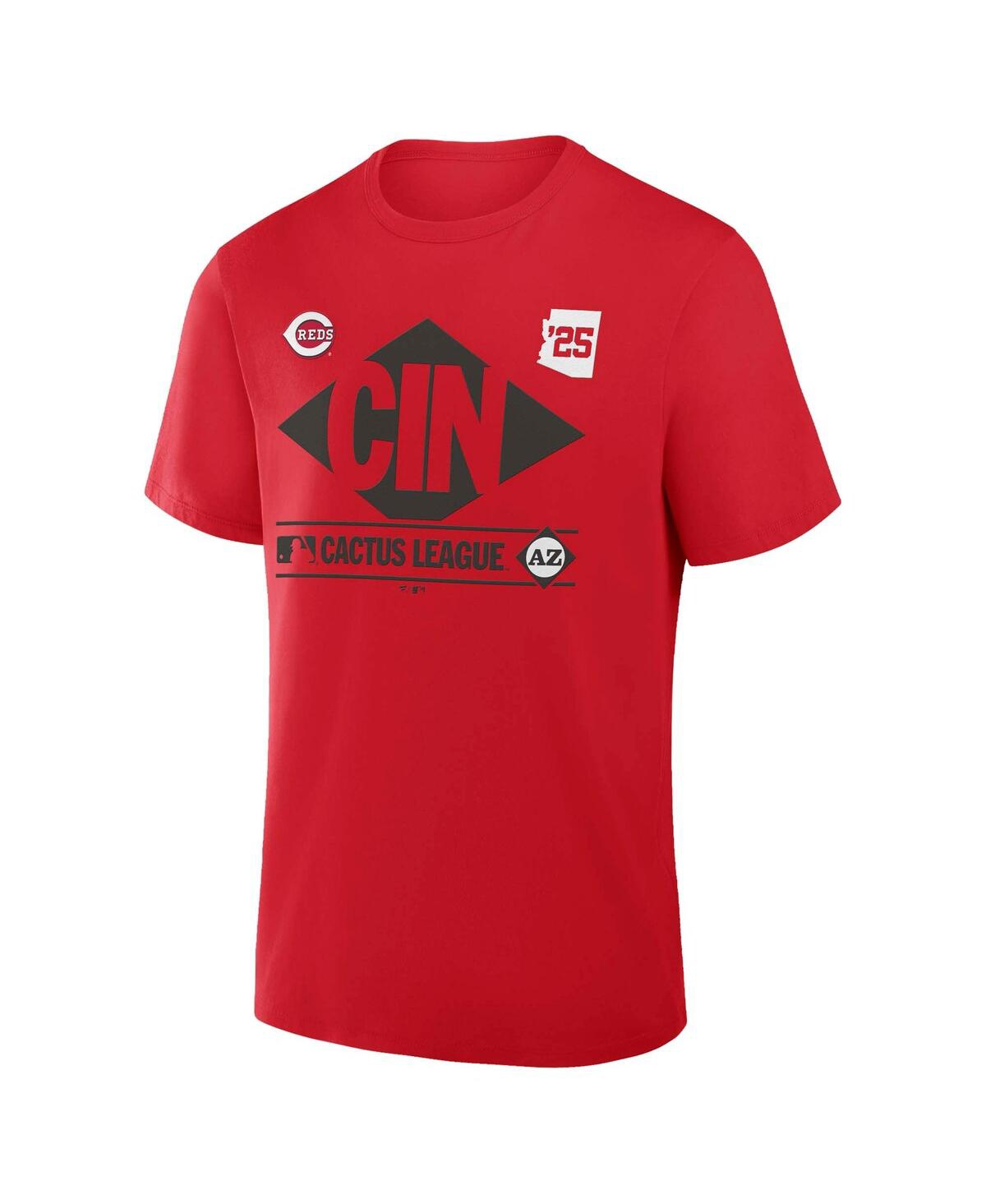 Fanatics Men's Red Cincinnati Reds 2025 Spring Training Cactus League True Icon T-shirt In Red