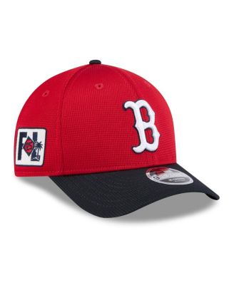 New Era - Men's Red/Navy Boston Red Sox 2025 Spring Training 9FORTY Adjustable Hat