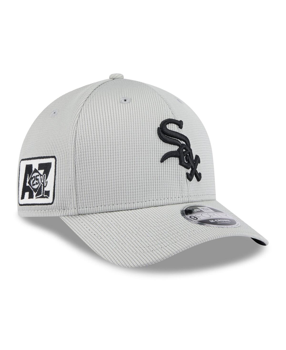 New Era Men's Gray Chicago White Sox 2025 Spring Training 9forty Adjustable Hat In Gray