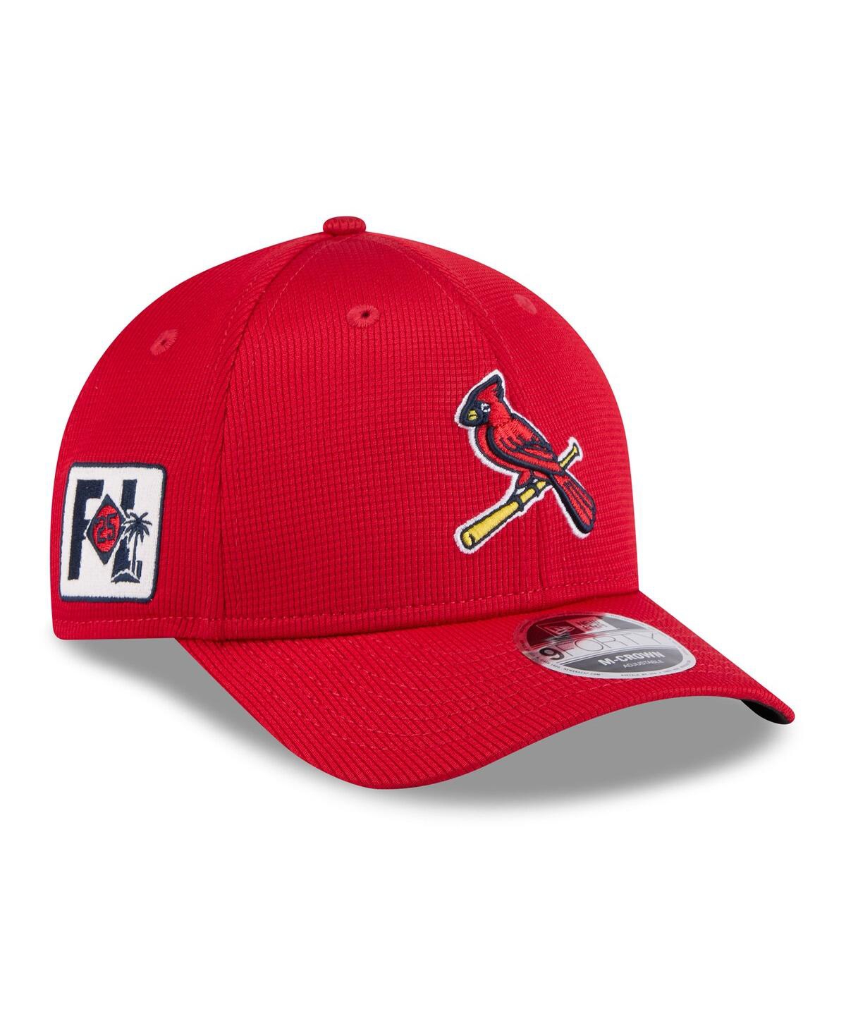 New Era Men's Red St. Louis Cardinals 2025 Spring Training 9forty Adjustable Hat In Red