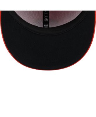 Мужская оранжевая шапка New Era Houston Astros 2025 для весенних тренировок с низким профилем, 59-ДЮЙМОВАЯ приталенная шляпа