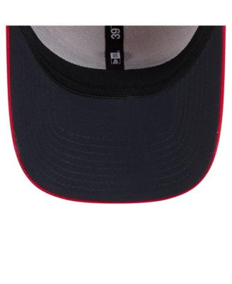 Мужская белая /темно-синяя шапка New Era Los Angeles Angels 2025 для весенних тренировок 39-ГО размера.