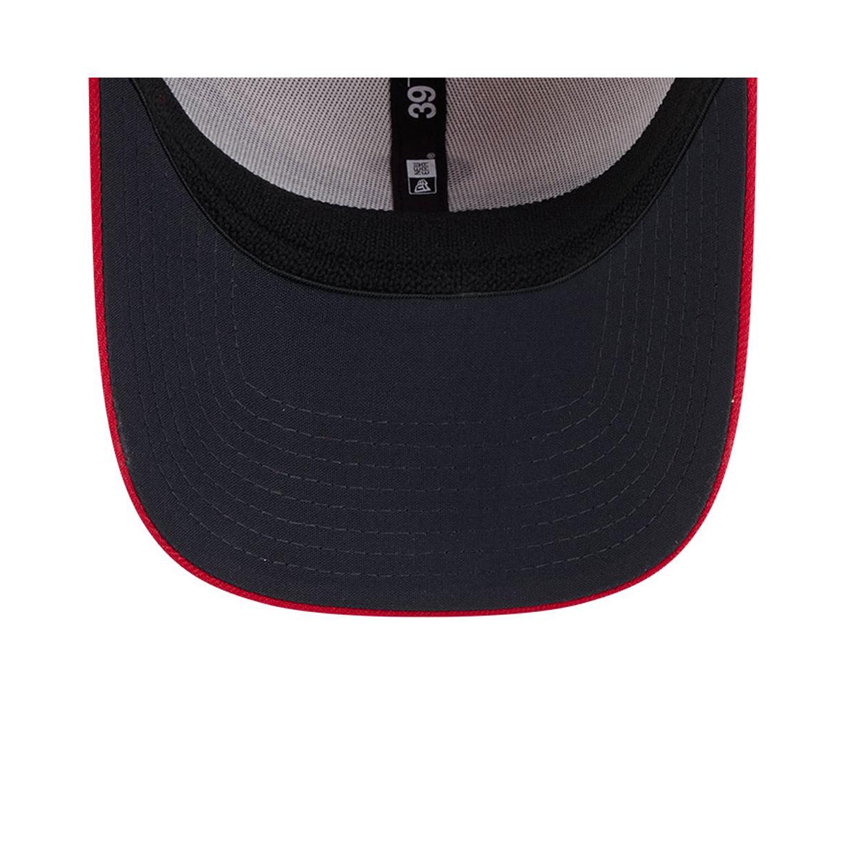 New Era Men's White/navy Los Angeles Angels 2025 Spring Training 39thirty Flex Hat In White,navy