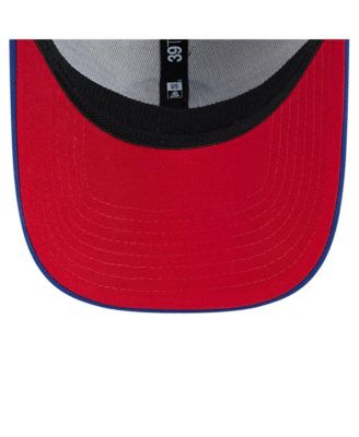 Мужская кепка New Era Royal/Red Atlanta Braves 2025 для весенних тренировок 39-ГО размера Flex