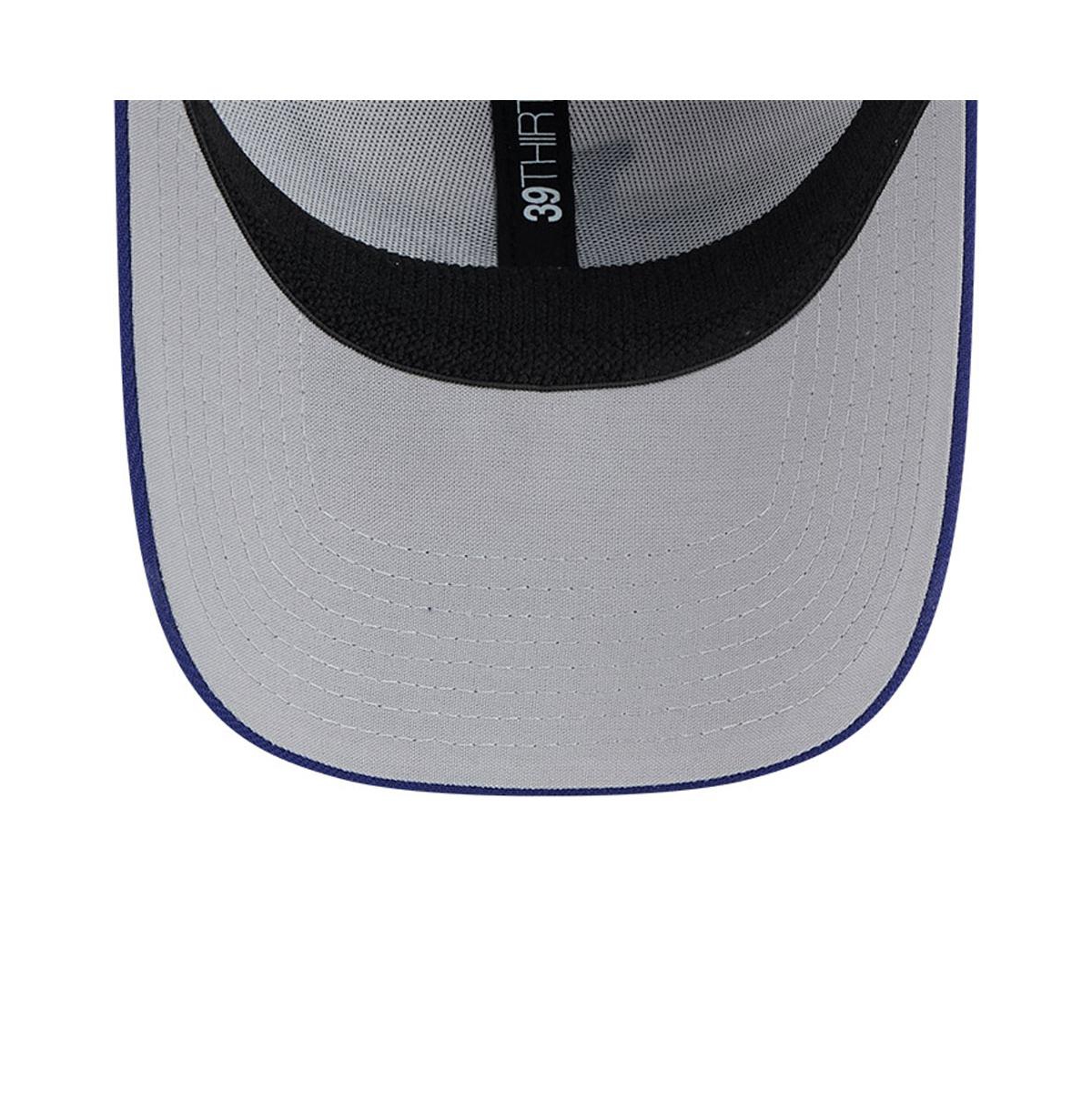 New Era Men's Gray/royal Los Angeles Dodgers 2025 Spring Training 39thirty Flex Hat In Gray,royal